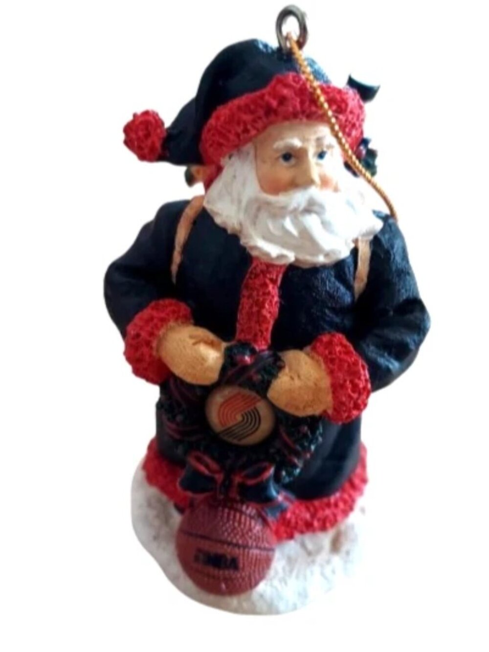 Portland Trailblazers Ornament Santa Figure Christmas Holiday Tree Memory Co New
